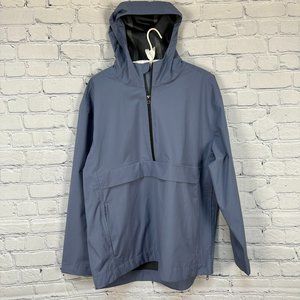 Alfani Men's AlfaTech Pullover Anorak Style Lightweight Jacket, Size Small, Blue